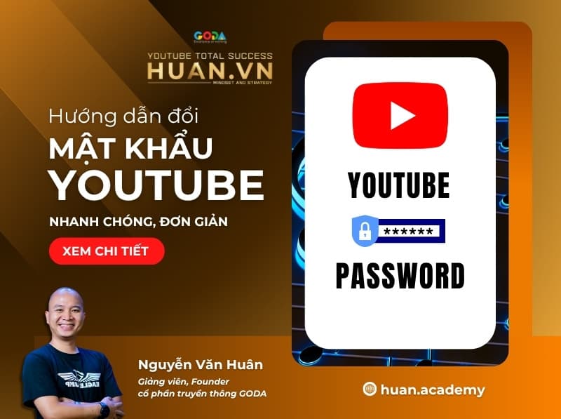 Cách đổi mật khẩu YouTube