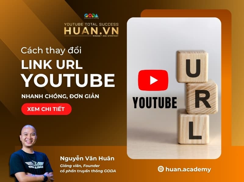 Cách đổi URL YouTube