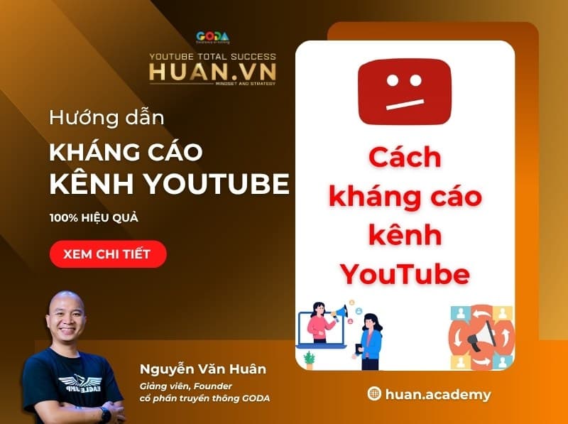 Cách kháng kênh YouTube bị chết