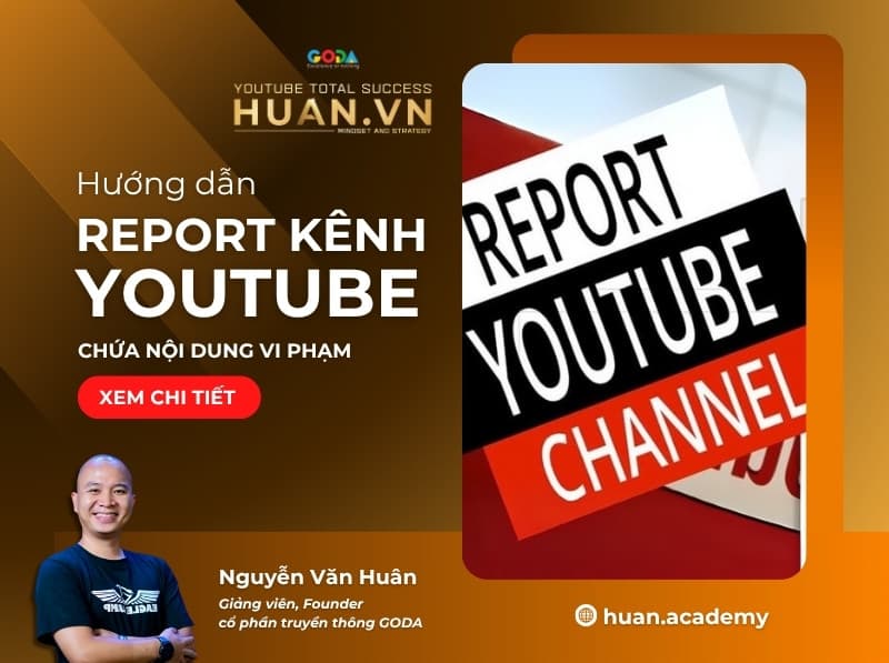 Cách report kênh YouTube