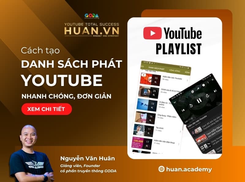 Cách tạo danh sách phát YouTube