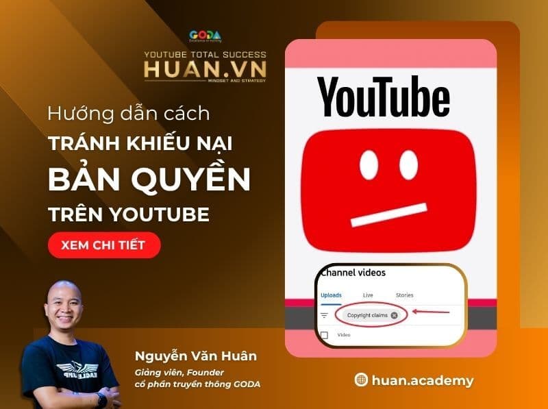 cách tránh khiếu nại bản quyền YouTube