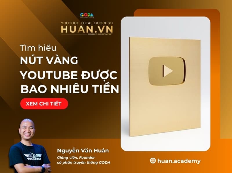 Nút vàng YouTube được bao nhiêu tiền