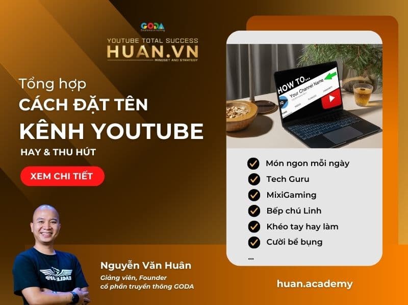 Tên kênh Youtube hay