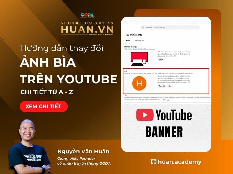 cách thay đổi ảnh bìa video trên YouTube