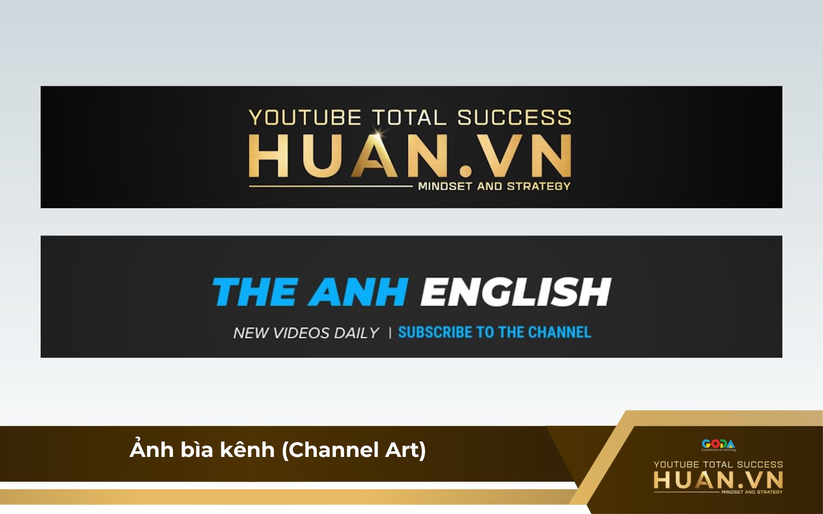 Chọn ảnh bìa kênh phải thể hiện được nội dung kênh Chọn ảnh bìa kênh phải thể hiện được nội dung kênh