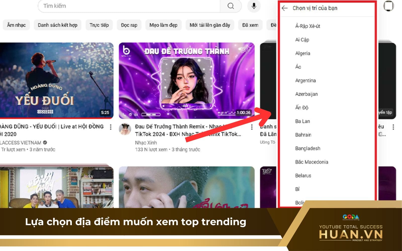 b1-lua-chon-dia-diem-de-xem-top-trending-youtube-tren-may-tinh Bước 1 của cách xem top thịnh hành YouTube thế giới