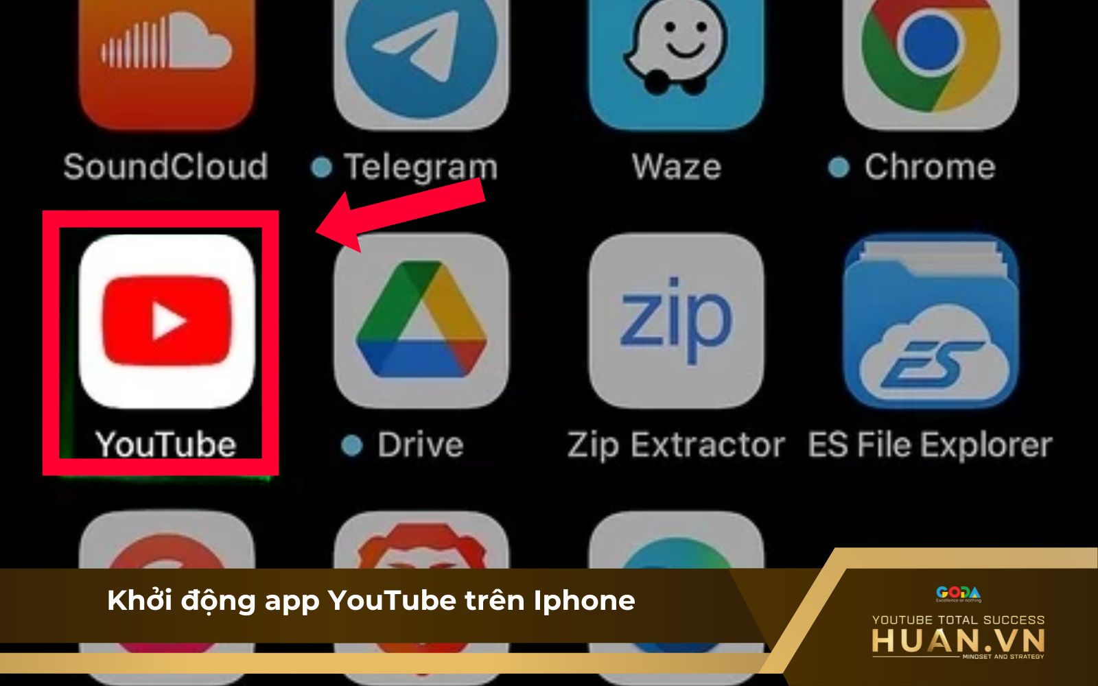Bước 1 của cách xem người đăng ký kênh YouTube trên điện thoại Iphone Bước 1 của cách xem người đăng ký kênh YouTube trên điện thoại Iphone