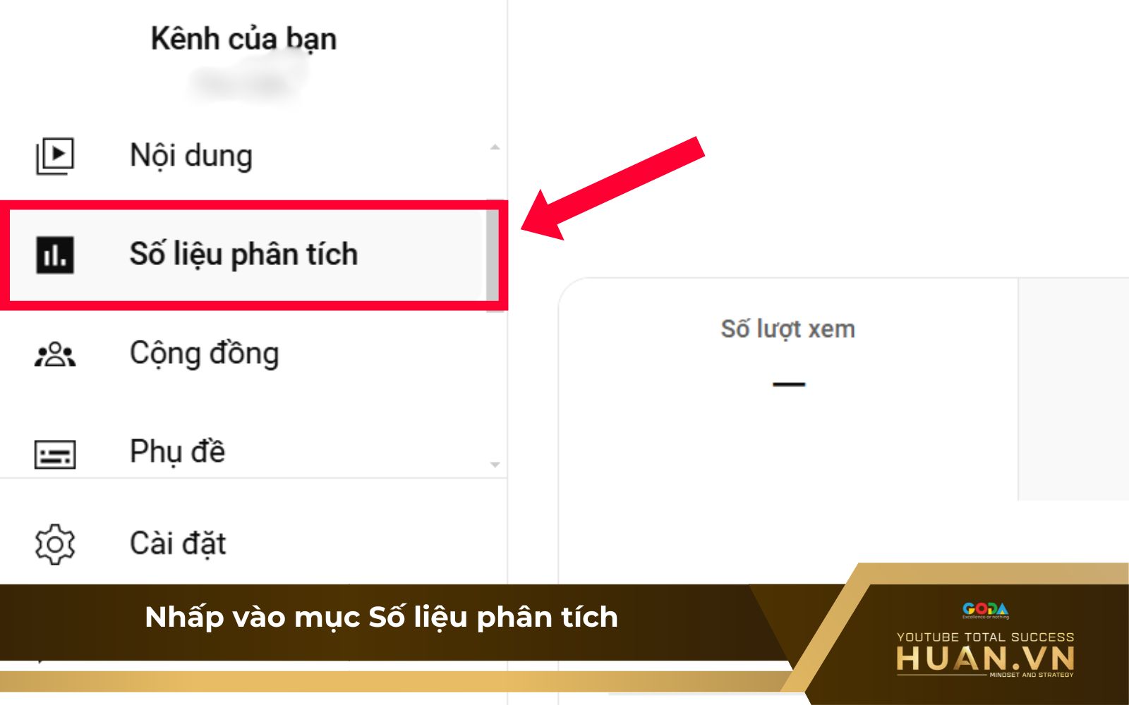 Bước 2 của cách xem subscribe tăng Bước 2 của cách xem subscribe tăng