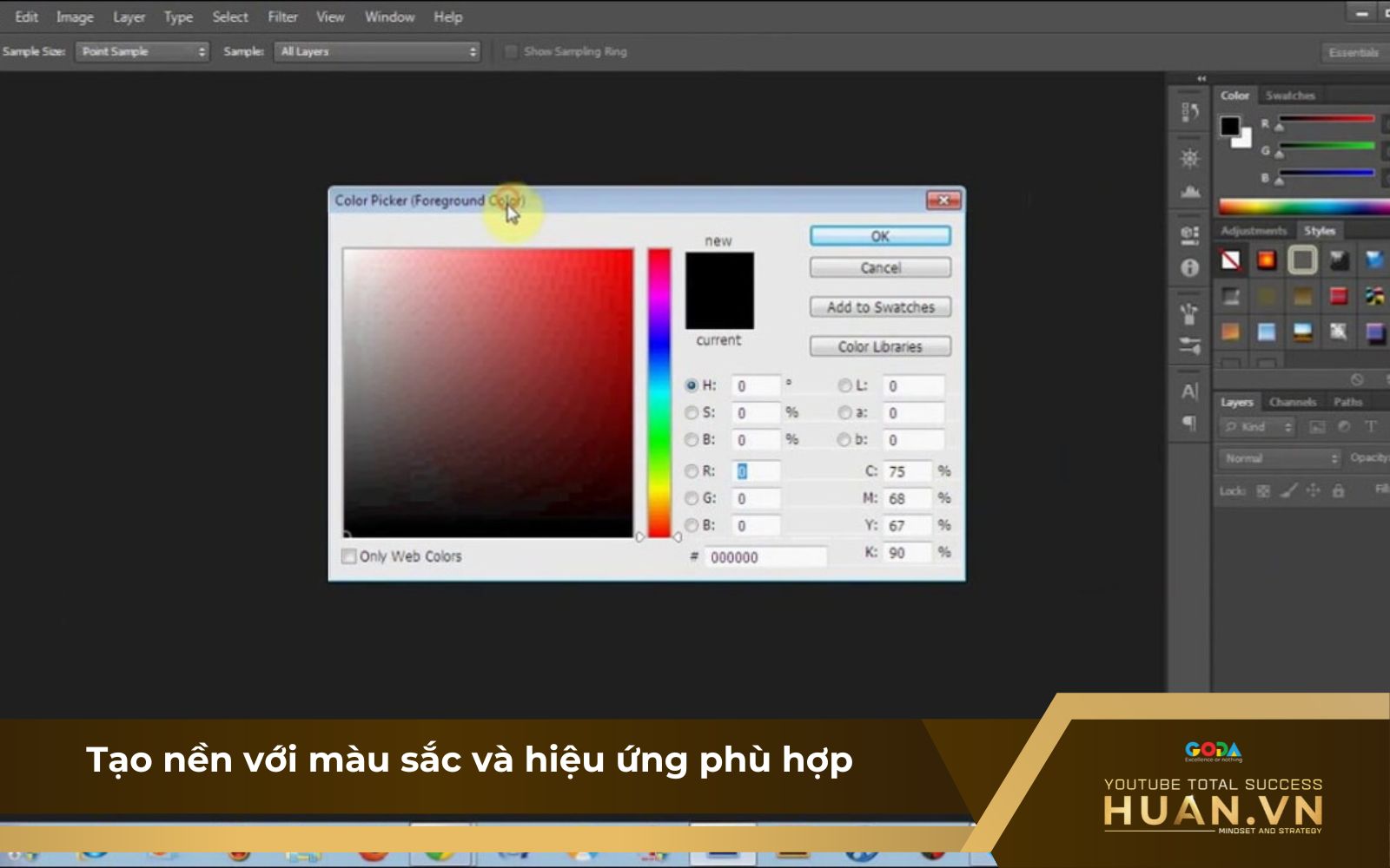 Bước 2 của cách tạo ảnh bìa cho kênh YouTube Bước 2 của cách tạo ảnh bìa cho kênh YouTube