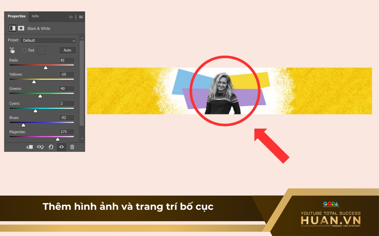 Bước 3: Thêm hình ảnh và trang trí bố cục Bước 3: Thêm hình ảnh và trang trí bố cục