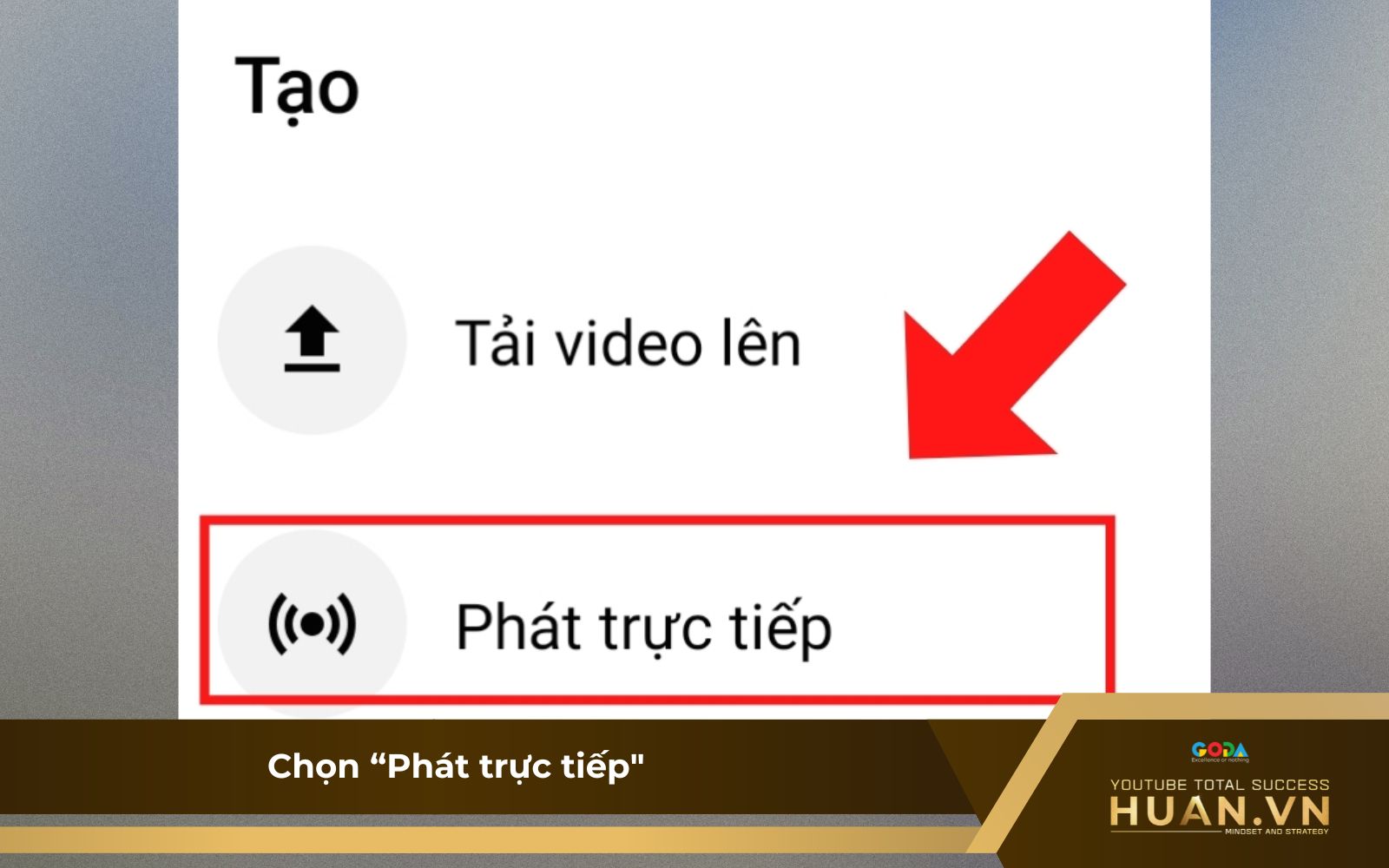 Bước tiếp theo: Chọn 