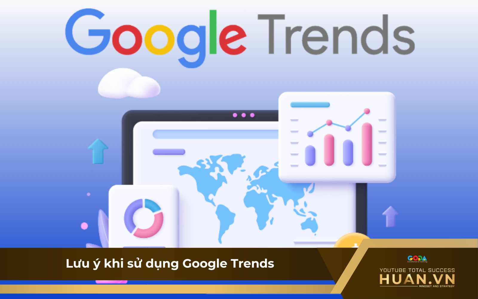 Google Trends chỉ hiển thị dữ liệu tương đối, không hiển thị từ khóa volume thấp