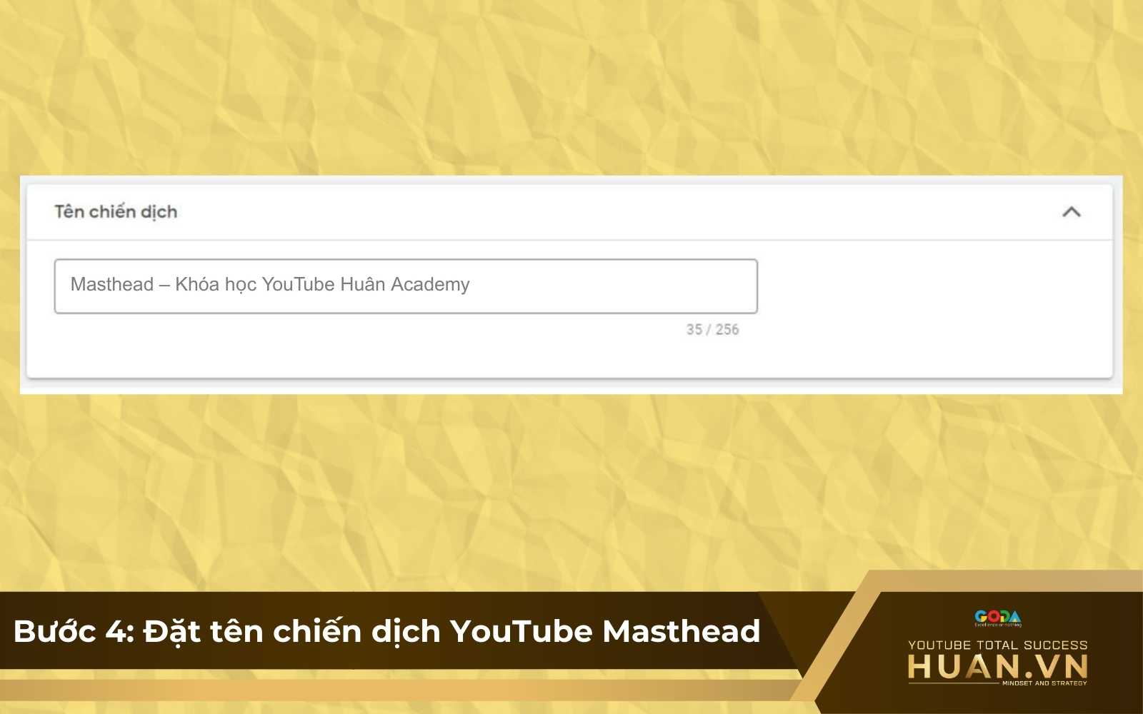 cach-chay-quang-cao-youtube-masthead-b4-dat-ten-cho-chien-dich-masthead Bước 4 của cách chạy quảng cáo YouTube Masthead: Đặt tên cho chiến dịch quảng cáo Masthead