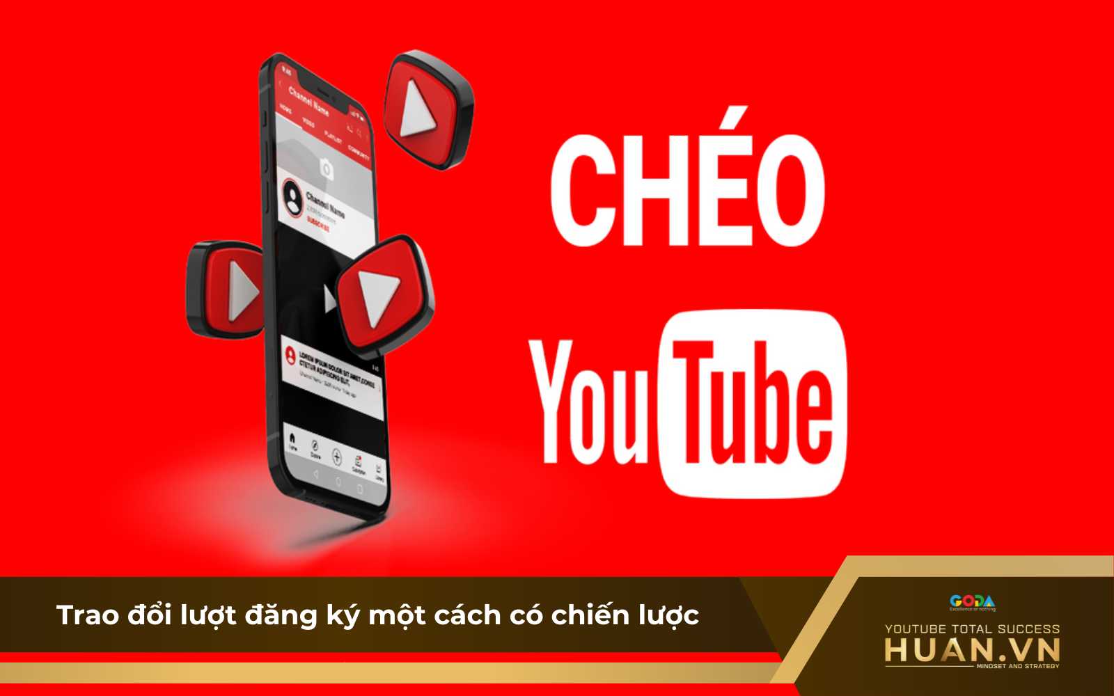 Cần trao đổi lượt sub một cách chiến lược để hạn chế spam YouTube