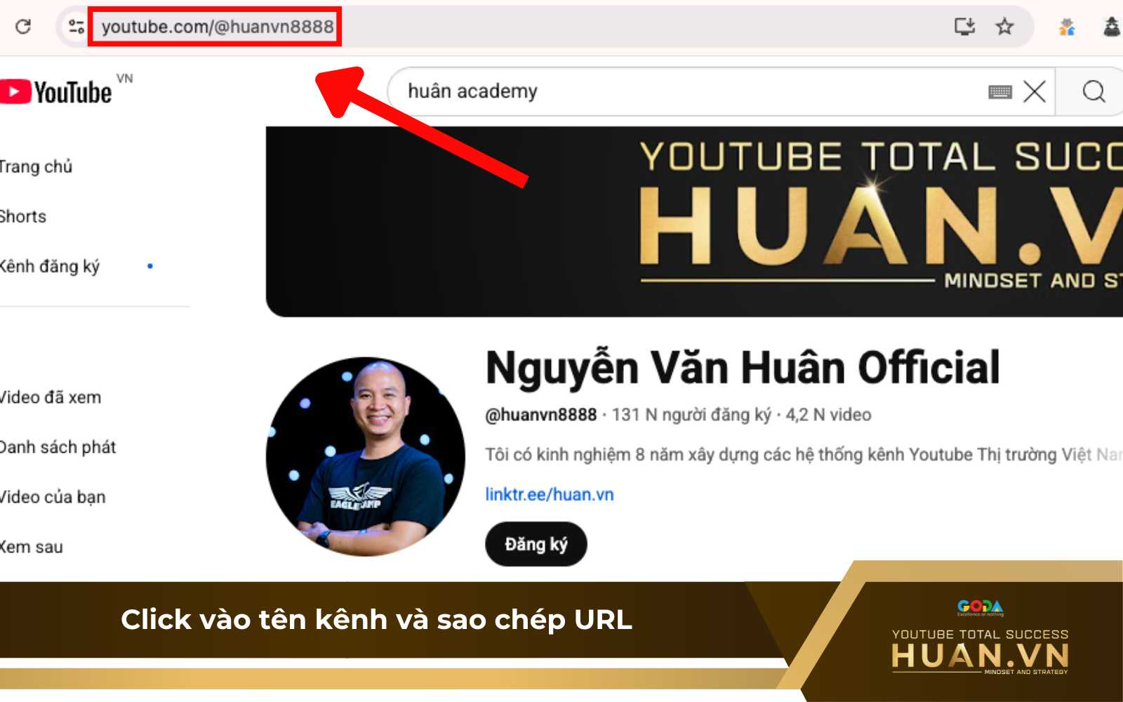 cach-lay-link-youtube-cua-nguoi-khac-tren-may-tinh-b2-click-vao-ten-kenh-va-sao-chep-url Cách lấy link kênh YouTube của người khác trên máy tính - B2: Click vào tên kênh và sao chép URL trên thanh địa chỉ của trình duyệt