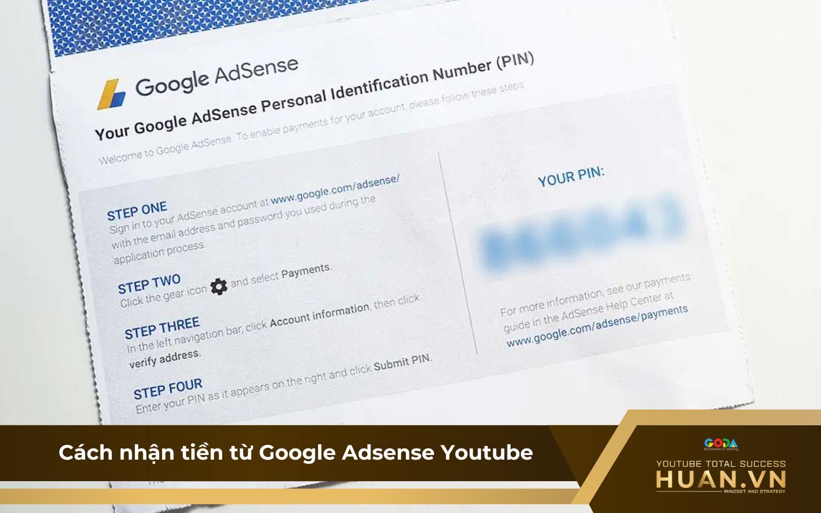 Hướng dẫn đăng ký tài khoản Google AdSense kiếm tiền Youtube