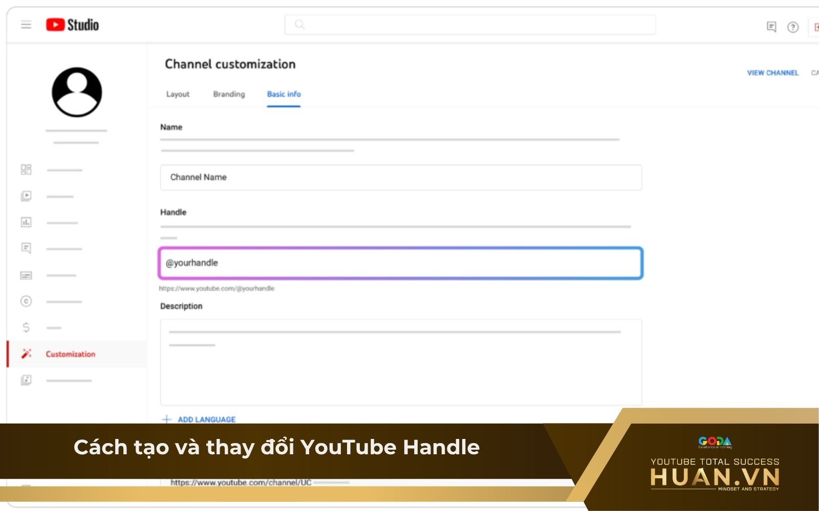 cach-tao-va-thay-doi-youtube-handle Hướng dẫn YouTube Handle về cách tạo và thay đổi