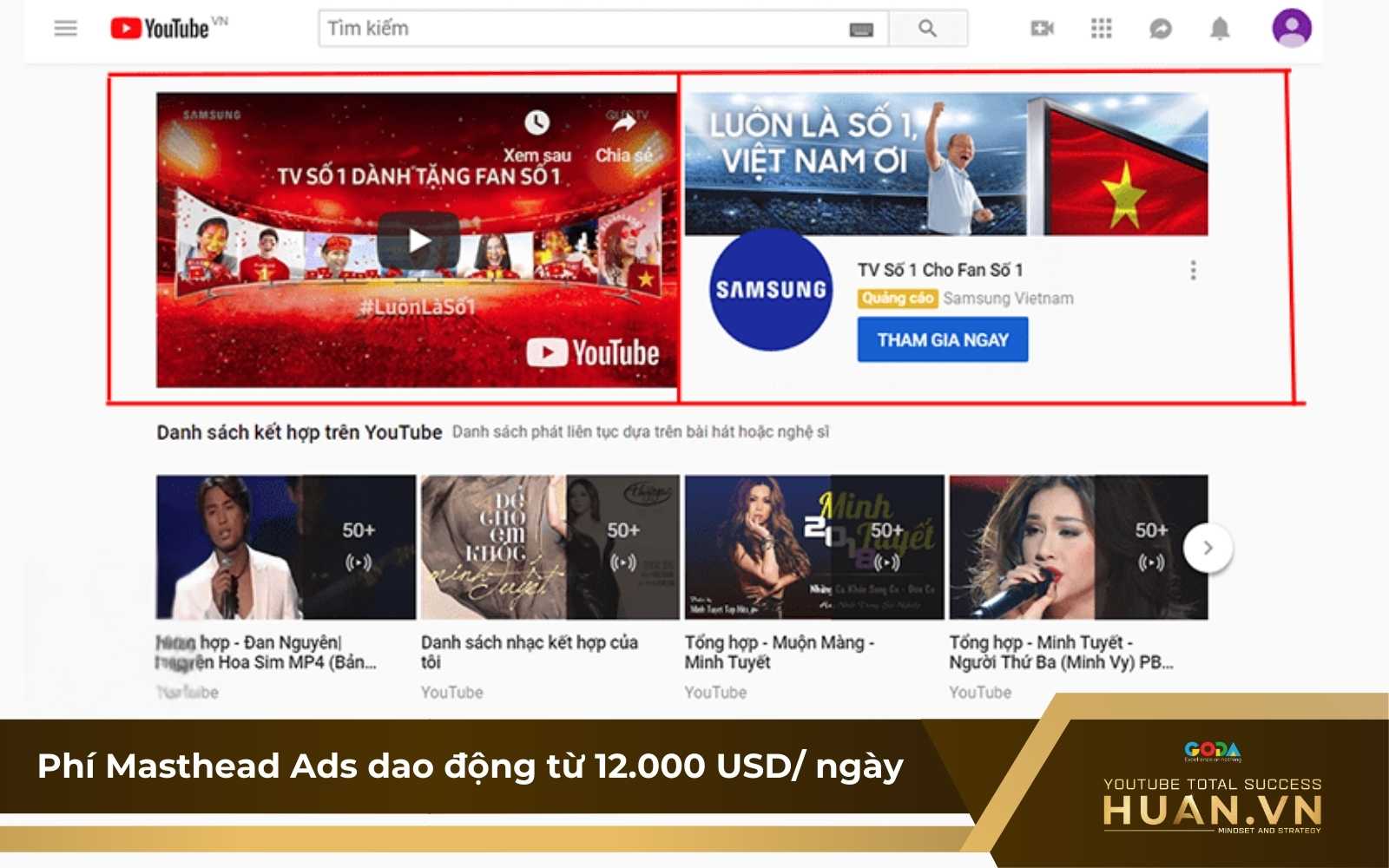 chi-phi-quang-cao-masthead-ads Chi phí quảng cáo YouTube Masthead Ads dao động từ 12.000 – 15.000 USD/ngày