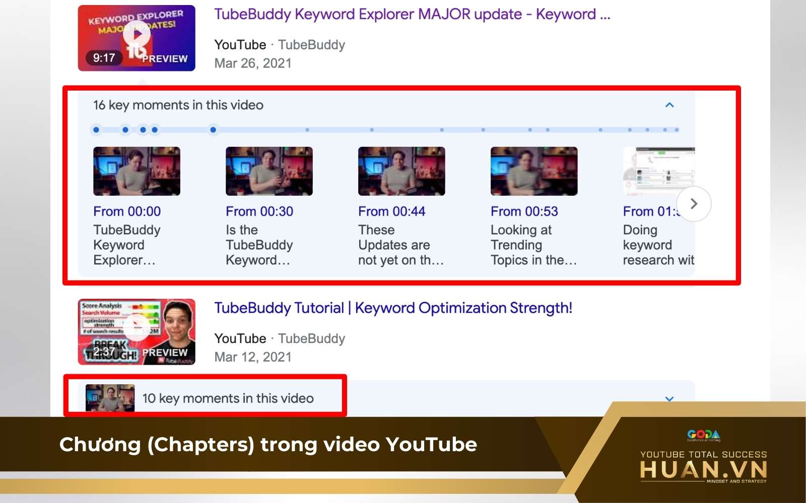 chuong-video-youtube-la-gi Các chương (chapters) được chia nhỏ ra từ đoạn video YouTube dài