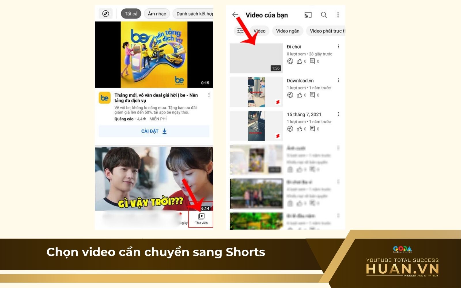 chuyen-video-youtube-dai-sang-ngan-b2-chon-video-can-chuyen-sang-dang-shorts-trong-thu-vien Cách làm YouTube Shorts từ video dài - B2: chọn video YouTube cần chuyển sang Shorts trong thư viện