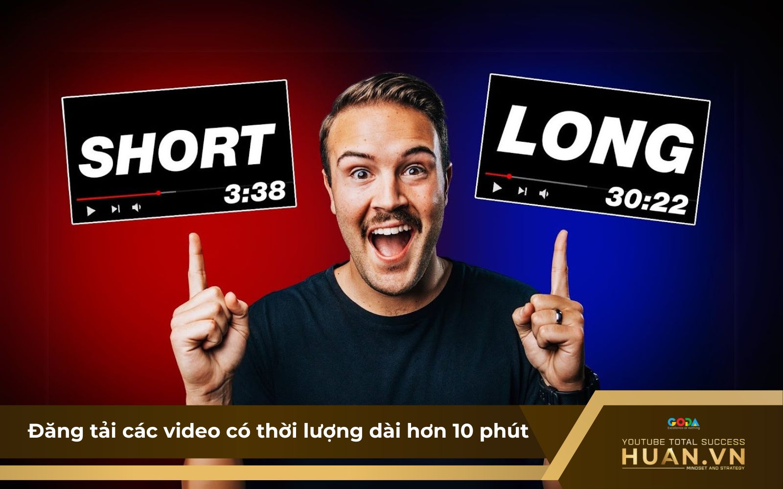 Nên ưu tiên video chất lượng có độ dài hơn 10 phút để thu hút lượt xem