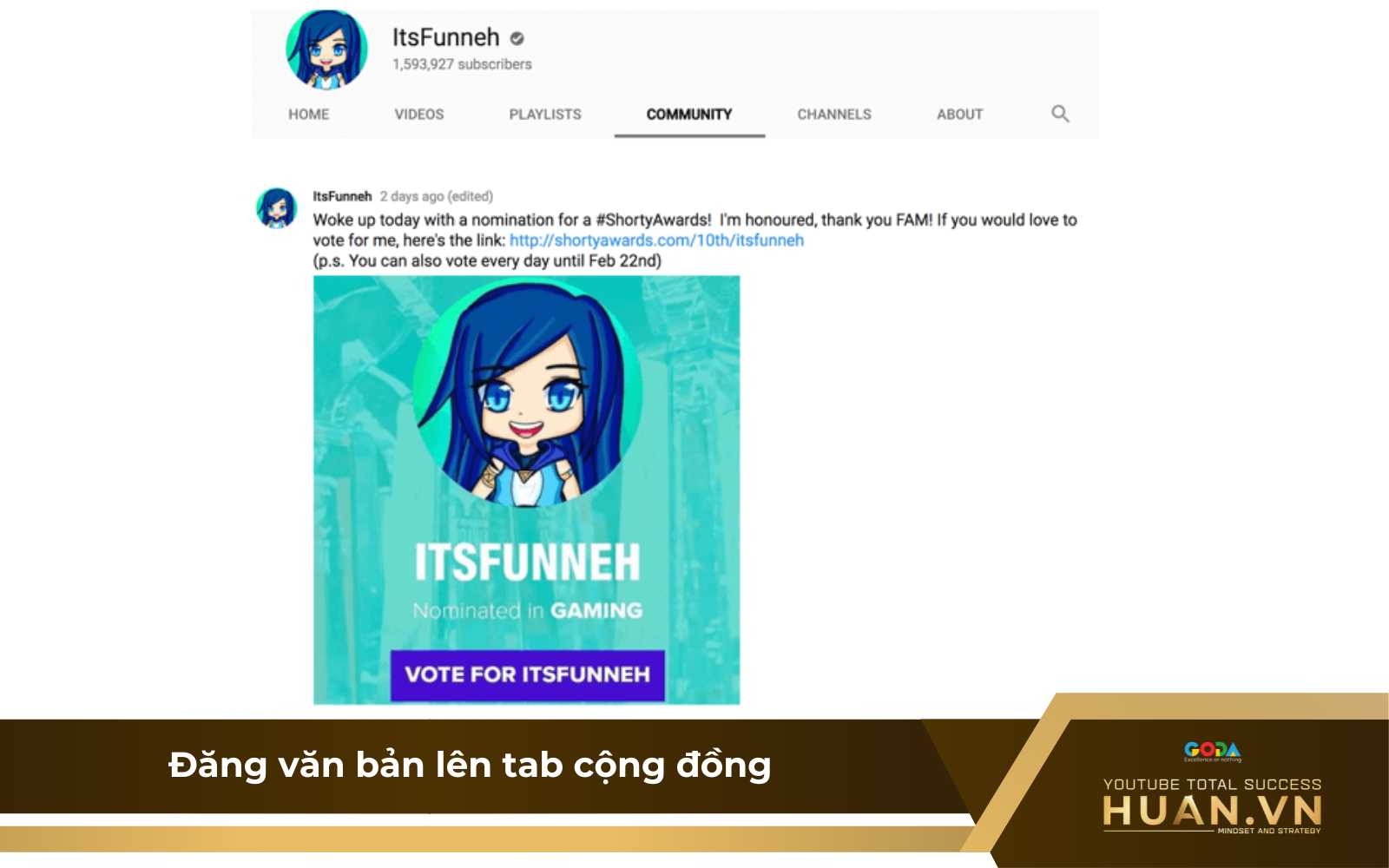 dang-van-ban-len-tab-cong-dong Đăng văn bản lên tab cộng đồng YouTube