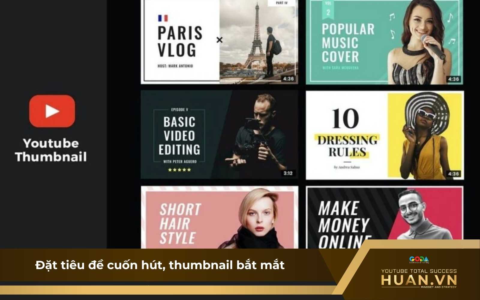 Chú trọng vào thumbnail để tăng traffic nếu bạn chưa biết cách tăng tube traffic là gì
