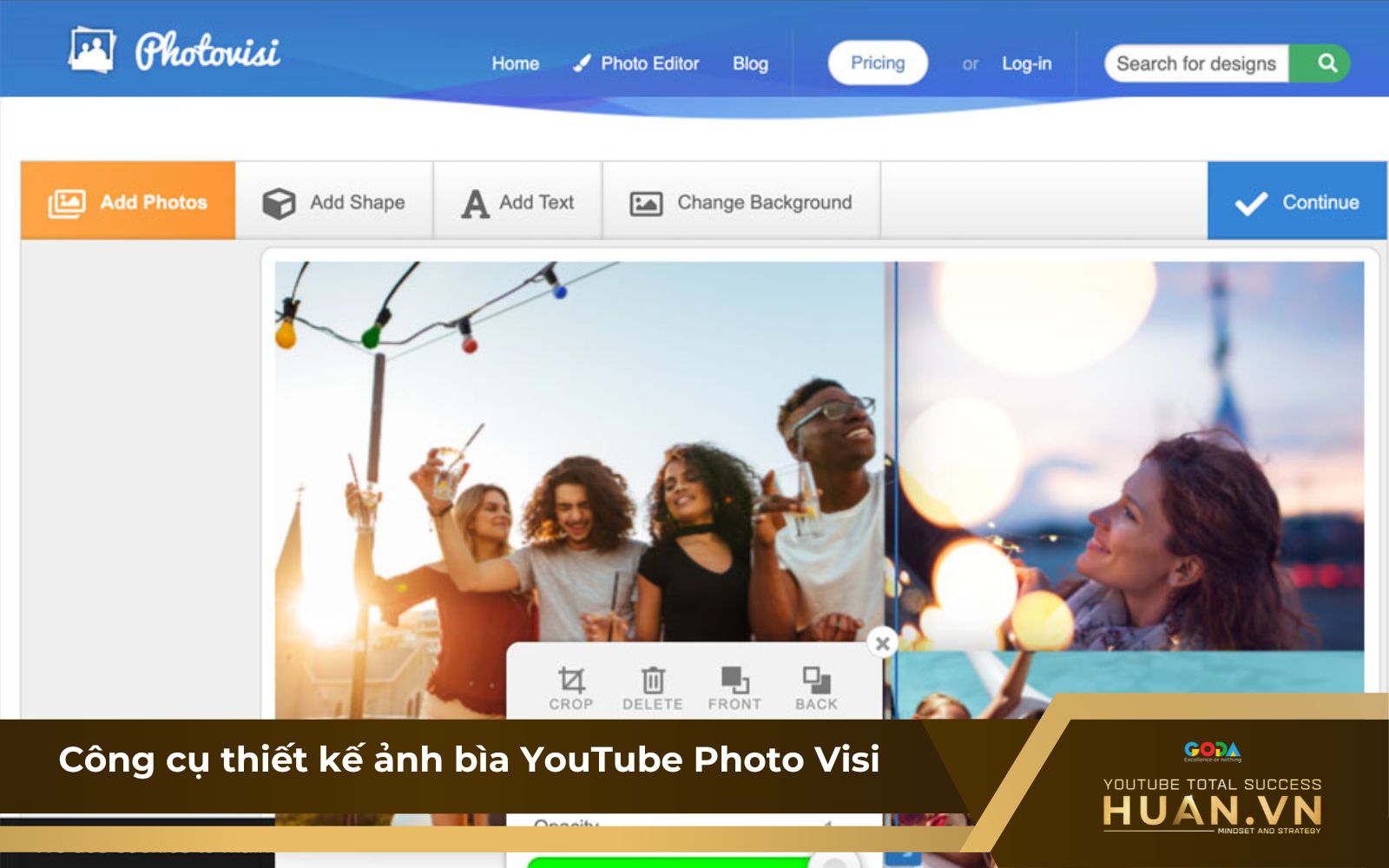 Công cụ Photo Visi Công cụ Photo Visi