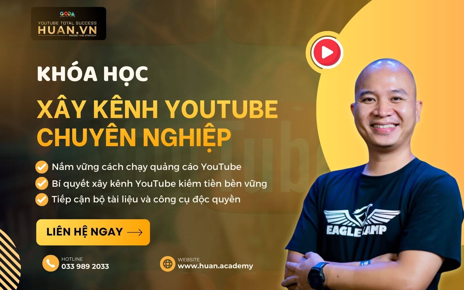 hoc-cach-xay-kenh-youtube-trieu-sub-cung-huan-academy Tham gia khóa học xây kênh YouTube tại Huân Academy