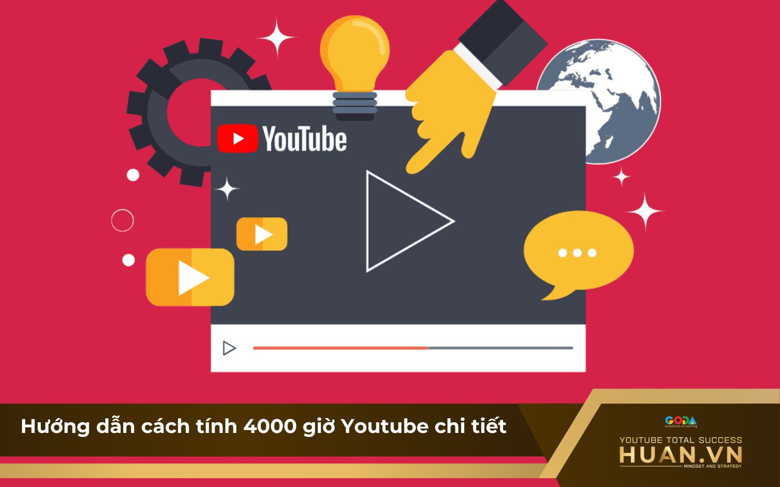 Cách tính 4000h trên kênh YouTube chi tiết