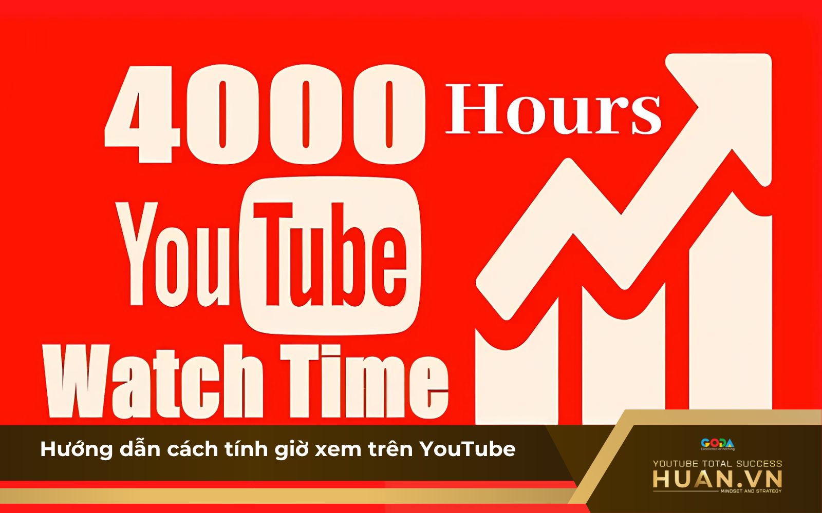 Hướng dẫn cách tính 4000 giờ xem YouTube