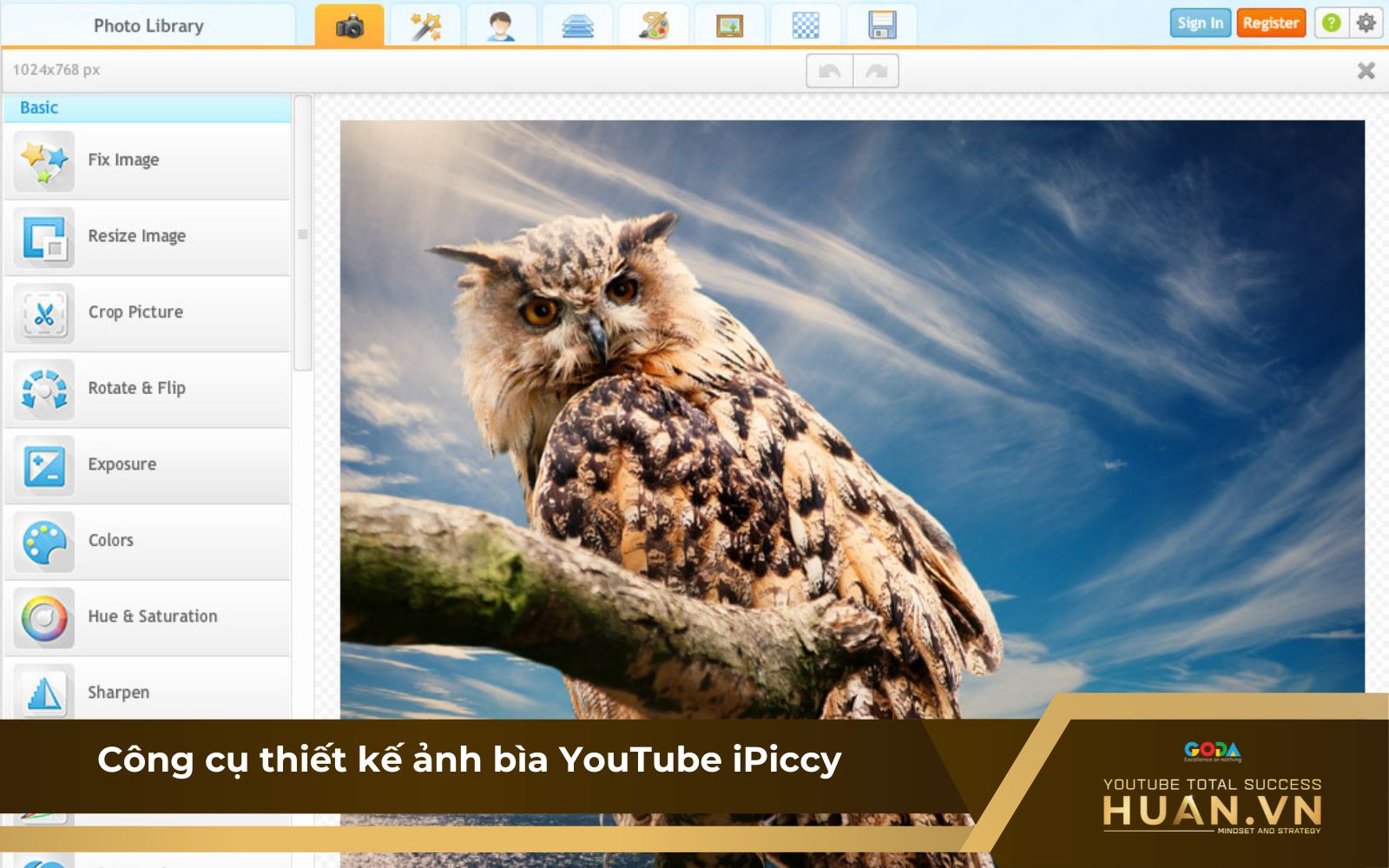 iPiccy là công cụ thiết kế ảnh bìa YouTube online iPiccy là công cụ thiết kế ảnh bìa YouTube online