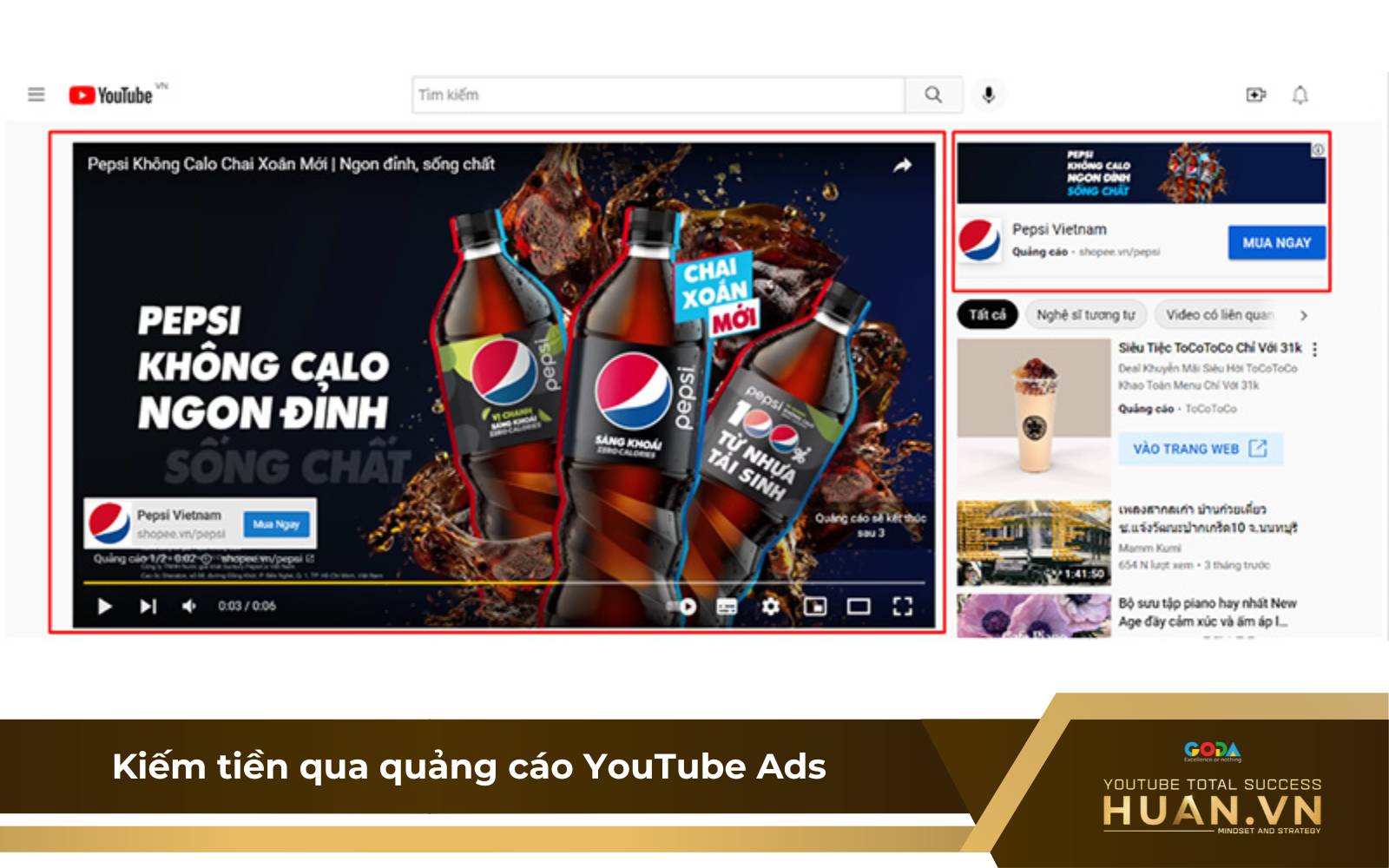 Kiếm tiền qua quảng cáo YouTube Ads