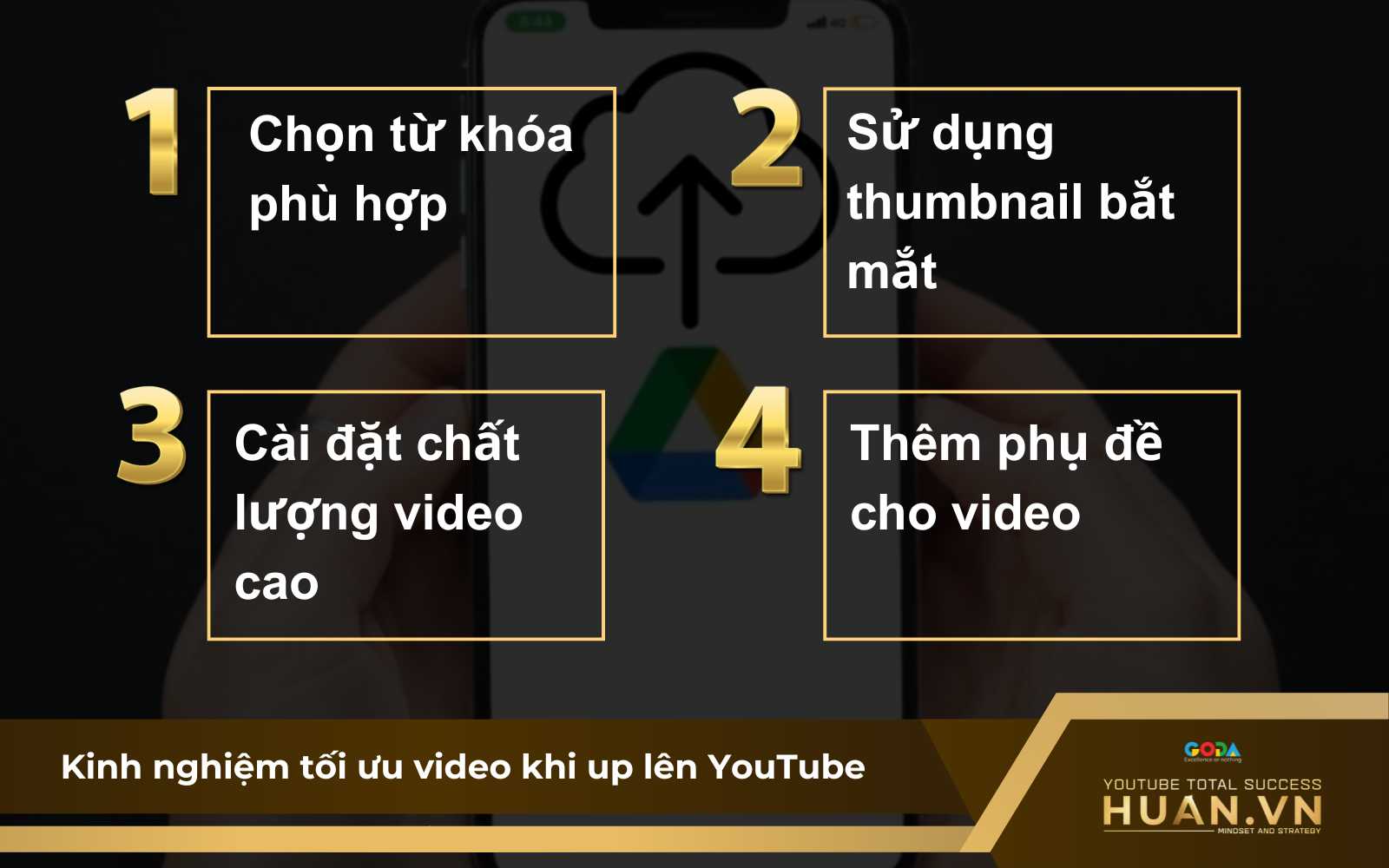 Kinh nghiệm tối ưu video trước khi tải lên kênh YouTube