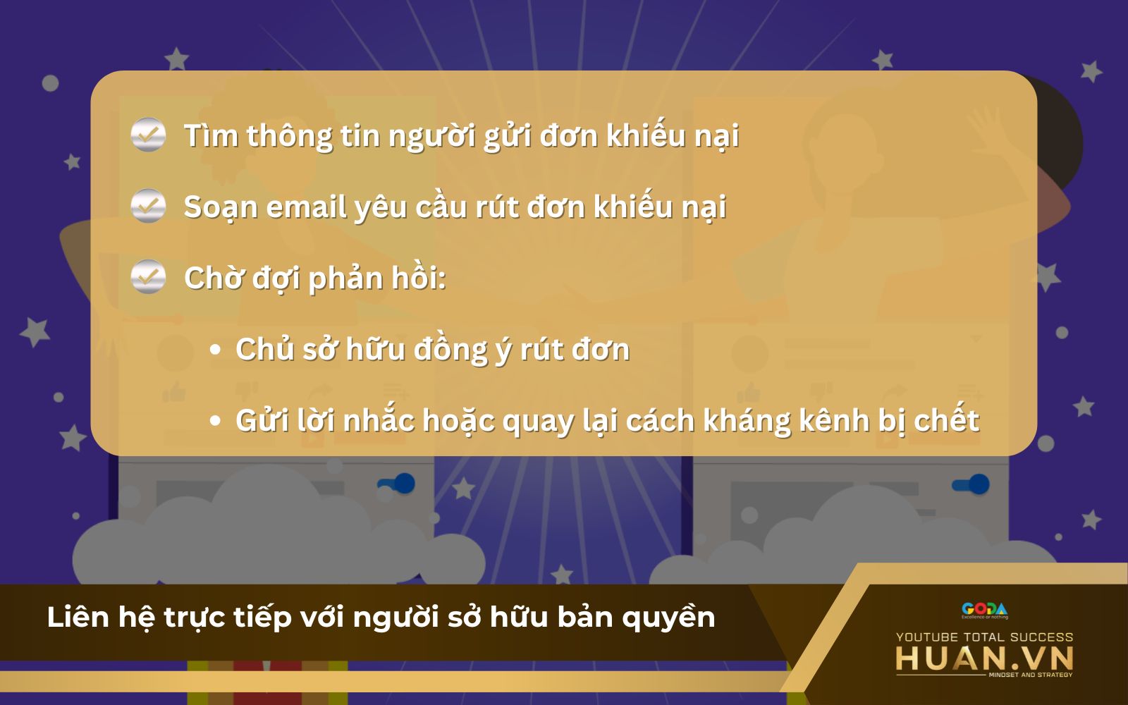 Thỏa thuận bản quyền giúp tăng cơ hội mở lại kênh Thỏa thuận bản quyền giúp tăng cơ hội mở lại kênh
