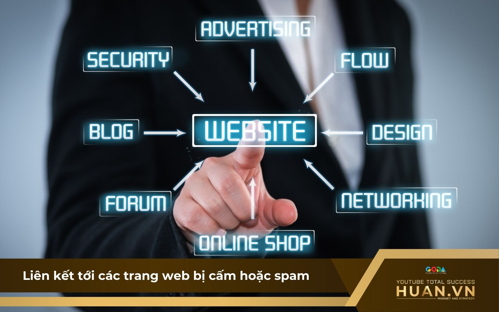 Liên kết website không phù hợp khiến YouTube hạn chế hiển thị kênh đến người xem