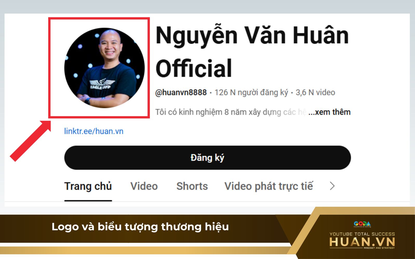 Nên chọn ảnh đại diện rõ nét khi tạo kênh youtube cho doanh nghiệp Nên chọn ảnh đại diện rõ nét khi tạo kênh youtube cho doanh nghiệp