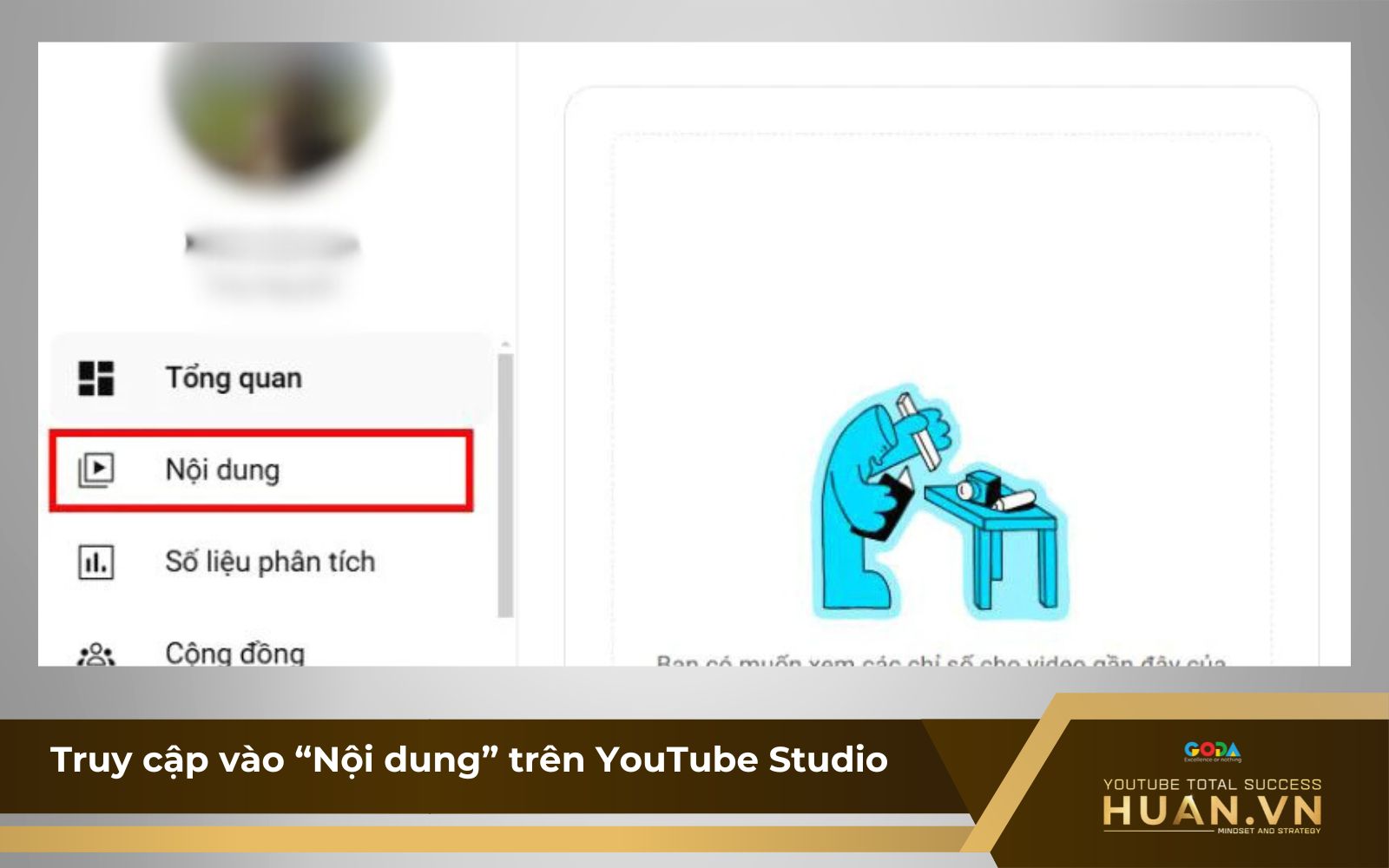 mo-binh-luan-cho-mot-video-b1-truy-cap-noi-dung Truy cập mục “Nội dung” trên YouTube Studio
