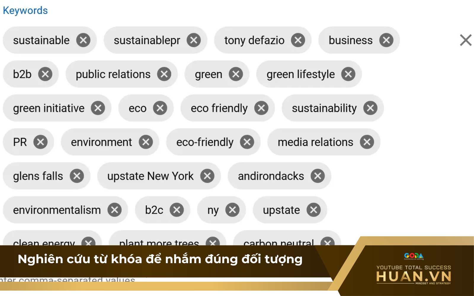 Nên lựa chọn đúng từ khóa video Nên lựa chọn đúng từ khóa video