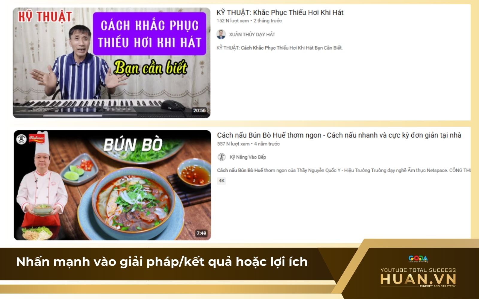 Viết title video kênh YouTube tập trung kết quả Viết title video kênh YouTube tập trung kết quả