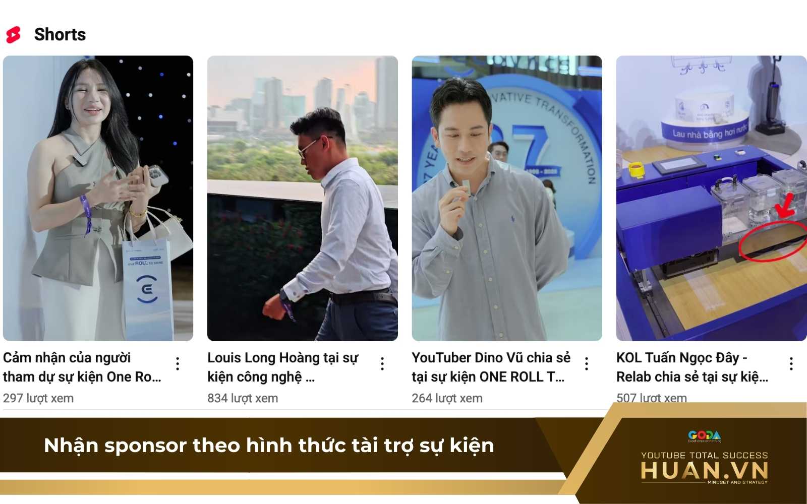 nhan-sponsor-theo-hinh-thuc-tai-tro-su-kien YouTuber và KOL được thương hiệu tài trợ mời tham dự sự kiện để quảng bá