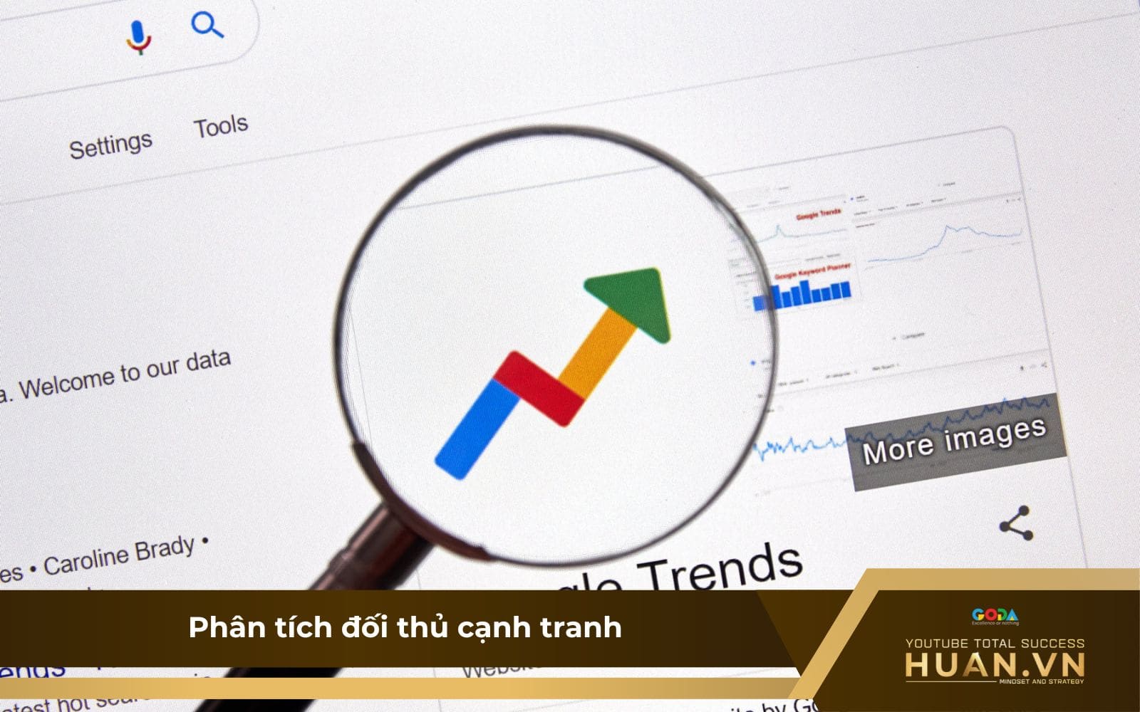 Google trend phân tích từ khóa/chủ đề đối thủ theo xu hướng google