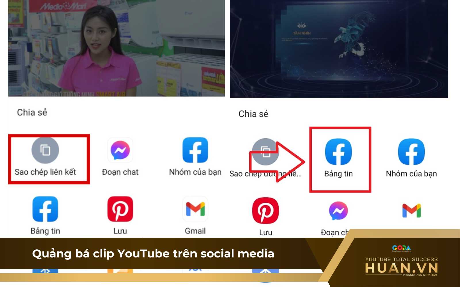 Tận dụng social media và các nền tảng ngoài YouTube để “kéo” traffic