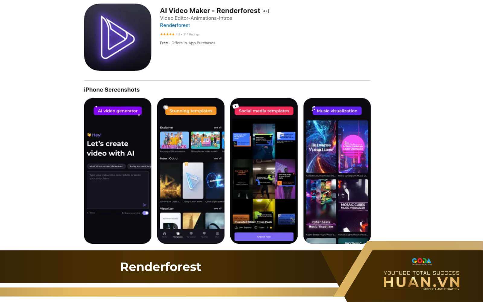renderforest-cong-cu-edit-clip-youtube Renderforest - Công cụ edit clip YouTube đa dạng mẫu sẵn