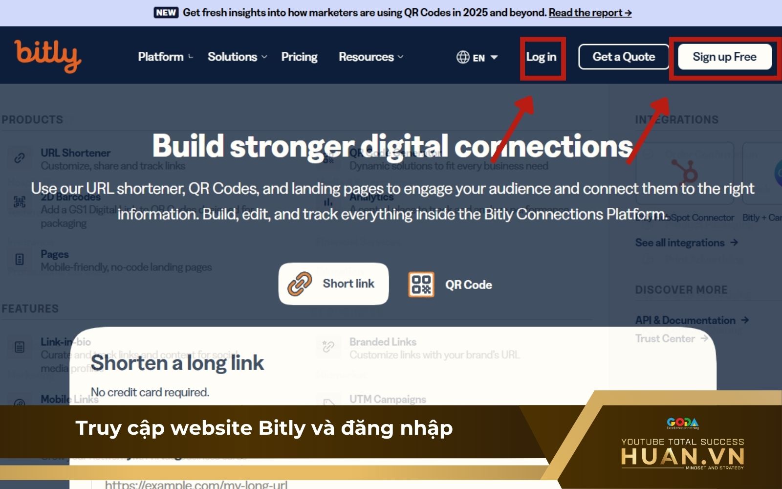 Cách rút gọn URL YouTube với Bitly Cách rút gọn URL YouTube với Bitly