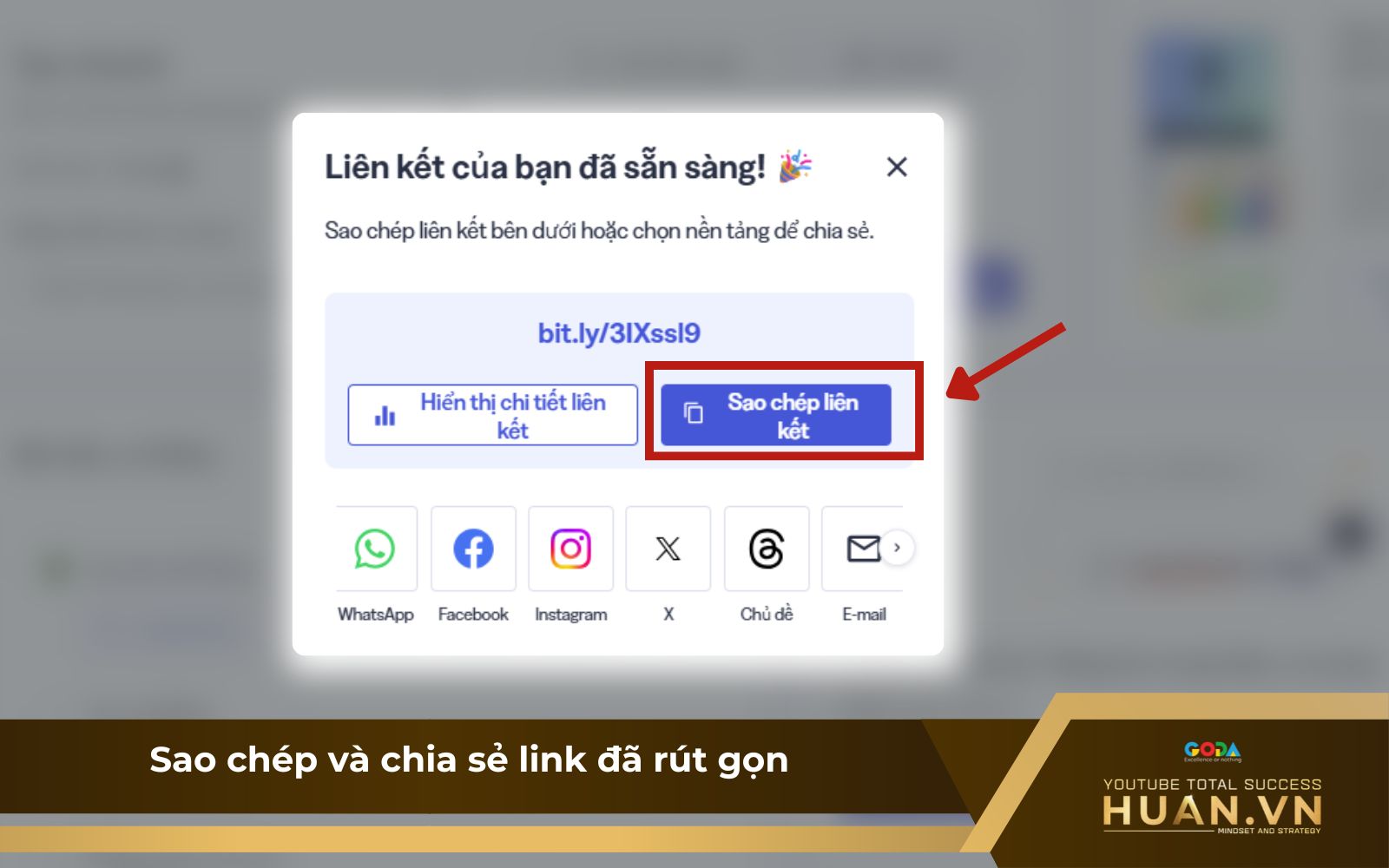 Dán đường dẫn YouTube vào ô Dán đường dẫn YouTube vào ô