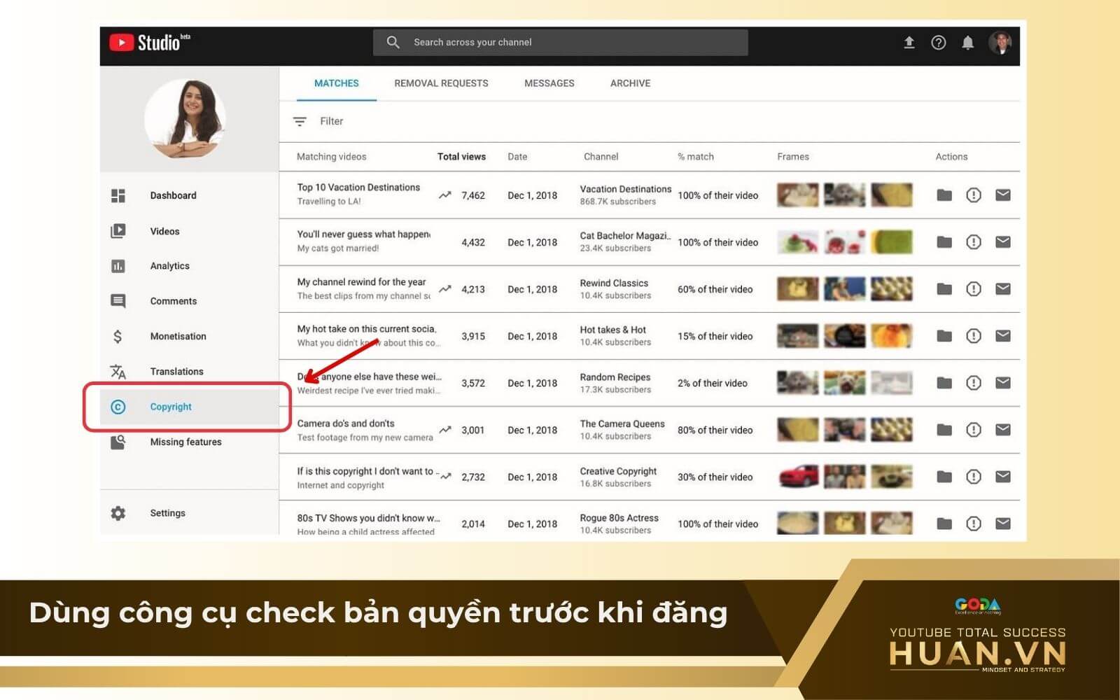 su-dung-cac-cong-cu-check-ban-quyen-truoc-khi-dang Hạn chế khiếu nại về bản quyền YouTube qua công cụ kiểm tra Copyright Match Tool