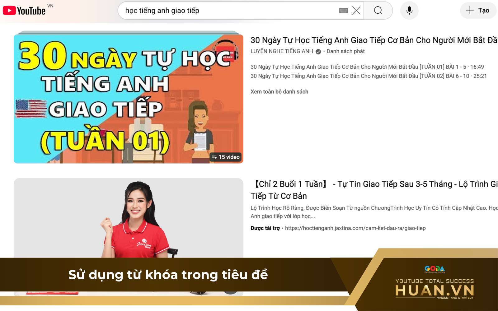 su-dung-tu-khoa-trong-tieu-de-de-toi-uu-seo-youtube Chèn từ khóa vào tiêu đề để tăng khả năng hiển thị khi thực hiện cách SEO từ khóa lên top YouTube