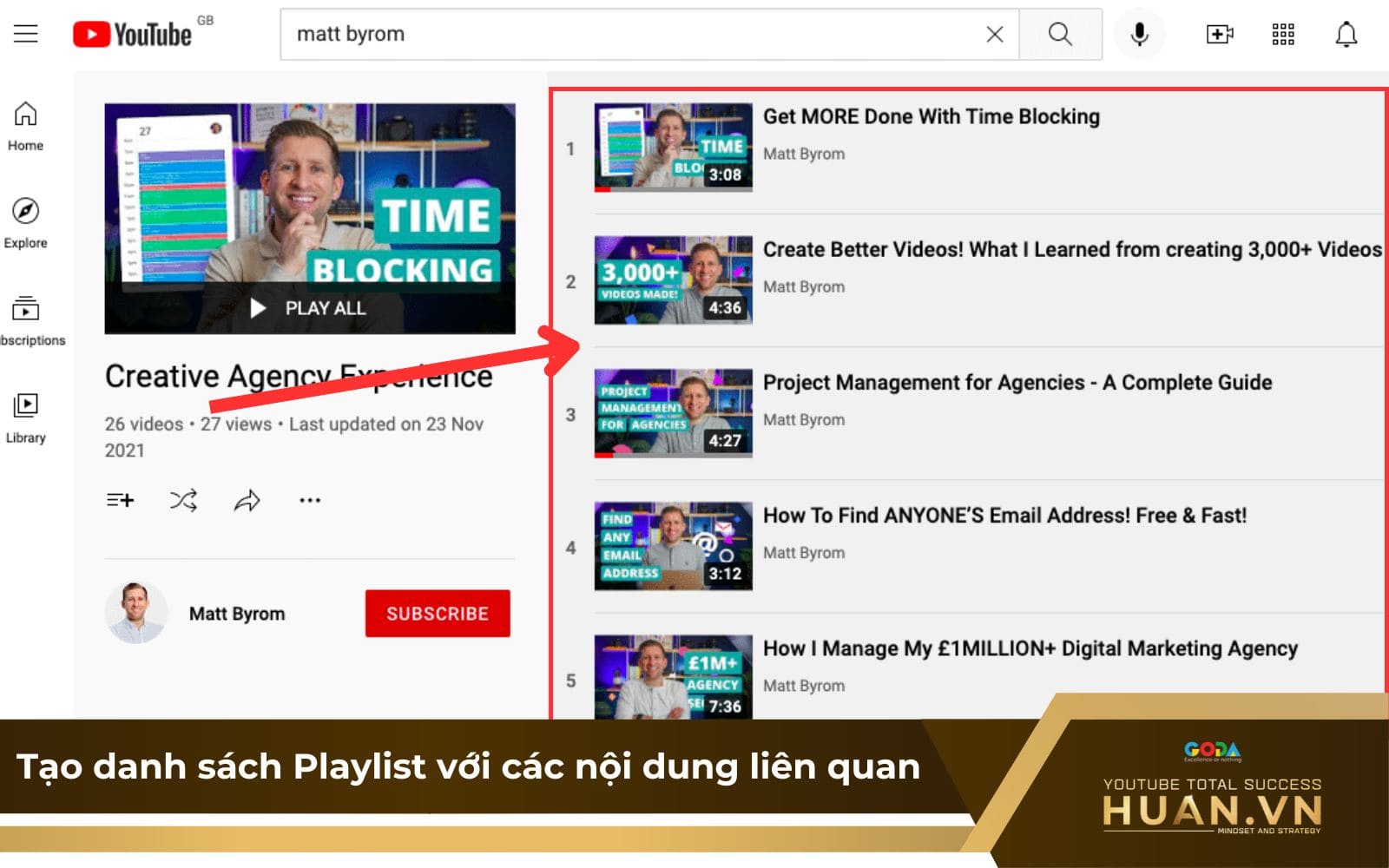 tao-danh-sach-playlist Tạo danh sách Playlist để tối ưu đề xuất video
